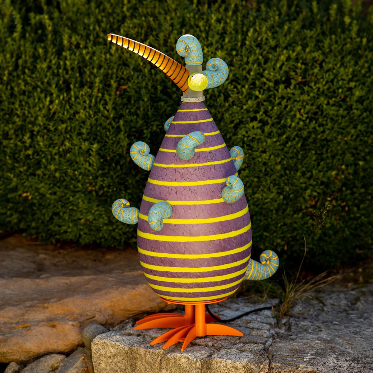 Bonzo Puppet DANDY – BONZO dressed in SNAIL SNACK, Lichtobjekt 85 cm – Borowski Shop